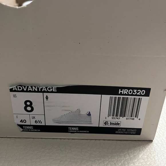 NWB - Adidas Advantage Women’s Sneaker HR0320 - EU 40/US 8 - Picture 11 of 11